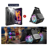 India Gadgets - Ulefone Armor Pad 4 Ultra Thermal Camera 5G Rugged Android Tablet: 8Gb + 256Gb: 10.36" FHD+ Display: 11800mAh Battery with 33W Fast Charge + OTG Reverse Charging: 1100 Lumens LED Light: Supports uSmart Endoscope + Microscope + Sound Kit