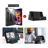 India Gadgets - Ulefone Armor Pad 4 Ultra Thermal Camera 5G Rugged Android Tablet: 8Gb + 256Gb: 10.36" FHD+ Display: 11800mAh Battery with 33W Fast Charge + OTG Reverse Charging: 1100 Lumens LED Light: Supports uSmart Endoscope + Microscope + Sound Kit