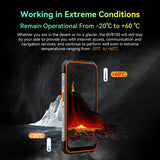 India Gadgets - Blackview BV8100 Rugged Android 14 Mobile Phone: 8Gb + 256Gb: Dual 50MP Camera: 6.5" FHD+ Display: Dual smart-PA BOX Speakers: Large 8800mAh Battery With 45W Fast Charge: Waterproof Smartphone