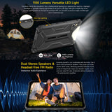 India Gadgets - Ulefone Armor Pad 4 Ultra 5G Rugged Android Tablet: 8Gb + 256Gb: 10.36" FHD+ Display: Massive 11800mAh Battery with 33W Fast Charge + OTG Reverse Charging: 1100 Lumens LED Light: Supports uSmart Endoscope + Microscope + Sound Kit