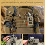 India Gadgets - Ulefone Armor MOLLE Holster: Military-Grade Phone/Radio Pouch, Waist/Belt Clip: Universal Compatibility