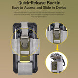 India Gadgets - Ulefone Armor MOLLE Holster: Military-Grade Phone/Radio Pouch, Waist/Belt Clip: Universal Compatibility