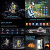 India Gadgets - Unihertz Tank 2 Pro Rugged Mobile Phone: 100 Lumens DLP Projector: 6.79" FHD+: 12Gb + 512Gb: 100MP + 64MP Night Vision Camera: IR Blaster Remote: Large 23800mAh Battery with 120W Fast Charging: Dual Camping Light