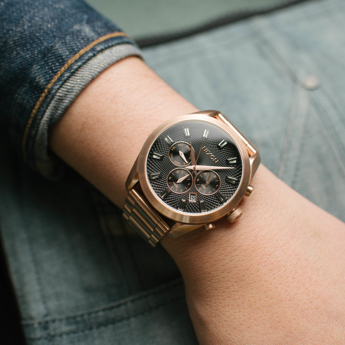 NEW: Limited Edition Nixon Bullet Chrono Crystal Rose Gold