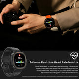 India Gadgets - Doogee DG Ares Smartwatch: 1.32" Display: Heart Rate & Blood Oxygen Monitor: 24 Sports Modes: Remote Camera, Music Contorl: 300mAh Battery: 3ATM Waterproof - India Gadgetz