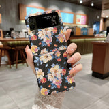 India Gadgets - Premium Samsung Galaxy Z Flip4 Floral Design Cover Protective Phone Case: Slim Fit