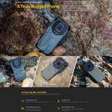 India Gadgets - Ulefone Power Armor 14 Rugged Android 11 Mobile Phone: 4Gb + 64Gb: 20MP Triple Camera: 6.52" HD+ Display: Massive 10000mAh Battery: Waterproof IP68 Smartphone - India Gadgetz