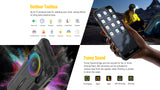 India Gadgets - Ulefone Armor 21 Rugged Android 13 Mobile Phone: 8Gb + 256Gb: 64MP + 24MP Night Vision Camera: 6.58" FHD+ Display: Super Loud 122dB 3.5W Speaker with RGB Ring Light: 9600mAh Battery with 33W Super Fast Charging