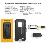 India Gadgets - Ulefone Armor 9 / 9E Mobile Phone Original Case with Belt Clip and Carabiner