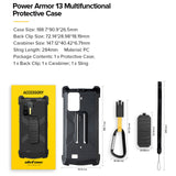 India Gadgets - Ulefone Power Armor 13 Mobile Phone Original Case with Belt Clip and Carabiner