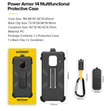 India Gadgets - Ulefone Power Armor 14 Mobile Phone Original Case with Belt Clip and Carabiner