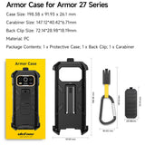 India Gadgets - Ulefone Armor 27 Pro / 27T Pro Mobile Phone Original Case with Belt Clip and Carabiner