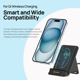 India Gadgets - Ulefone WCS01 50W Super Fast Wireless Charger Stand - Qi Compatible - Universal Compatibility