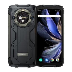 India Gadgets - Blackview BV9300 Pro Rugged Android Mobile Phone: 12Gb + 256Gb: 64MP Camera: Front 6.67" FHD+ + 1.32" Rear Display: Large 15080mAh Battery with 33W Fast Charging