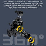India Gadgets - Ulefone Armor Mount Pro AM02 Universal Motorbike / Bicycle Handle Mobile Phone Holder