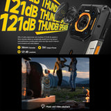 India Gadgets - Ulefone Armor 26 Ultra 5G Rugged Android Mobile Phone: 12Gb + 512b: 200MP + 64MP Night Vision Camera: 6.78" FHD+ Display: 3W Loudspeaker: Massive 15600mAh Battery with 120W Super Fast Charging OTG Reverse Charging