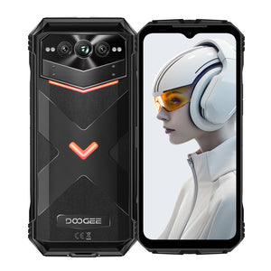 India Gadgets - Doogee V Max Plus 5G Rugged Android Mobile Phone: 16Gb + 512Gb: 200MP + 20MP Night Vision Camera: 6.58" FHD+ Display: Massive 22000mAh Battery with 33W Fast Charging + OTG Reverse Charging