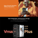 India Gadgets - Doogee V Max Plus 5G Rugged Android Mobile Phone: 16Gb + 512Gb: 200MP + 20MP Night Vision Camera: 6.58" FHD+ Display: Massive 22000mAh Battery with 33W Fast Charging + OTG Reverse Charging