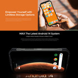 India Gadgets - Doogee V Max Plus 5G Rugged Android Mobile Phone: 16Gb + 512Gb: 200MP + 20MP Night Vision Camera: 6.58" FHD+ Display: Massive 22000mAh Battery with 33W Fast Charging + OTG Reverse Charging