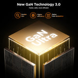 India Gadgets - JOYROOM PD/QC 65W GaN Fast Charger | 2 Port Compact Wall Charger | Built-in Telescopic Retractable Cable with Magnetic Connector