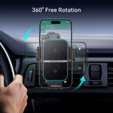 India Gadgets - JOYROOM JR-ZS246S Car Windshield / Dashboard Wireless Charger Mobile Phone Holder: 15W Fast Charging Support: Dual Coil Design: One-handed Operation