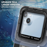 India Gadgets - iPhone Mobile Phone Diving / Snorkeling Protective Case: Clear Underwater Photo & Video Capture: Waterproof Depth: 15m