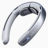 India Gadgets - FA45 Neck Fan Pro: 360 Degree Surround Strong Airflow: 100-Speed Cooling: 5000mAh Battery: LED Display: Perfect for Outdoor Workouts, Hiking & Festivals