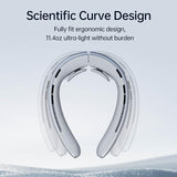 India Gadgets - FA45 Neck Fan Pro: 360 Degree Surround Strong Airflow: 100-Speed Cooling: 5000mAh Battery: LED Display: Perfect for Outdoor Workouts, Hiking & Festivals