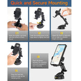 India Gadgets - Ulefone UAN15 Armor Mount Car / Desk Mobile Phone Holder: Standard Model: Dashboard / Windsheild