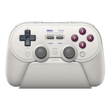 8BitDo Pro 3 wireless game controller with charging dock – White