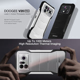 India Gadgets - Doogee V20 Pro 5G Rugged Android Mobile Phone: 12Gb + 256Gb: 64MP + 24MP Night Vision Camera + Thermal Camera: 6.43" AMOLED FHD+ Display: 6000mAh Battery: Waterproof IP68 Smartphone