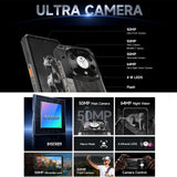 India Gadgets - Ulefone Armor 28 Pro 5G Rugged Android Mobile Phone: 16Gb + 512Gb: 50MP + 64MP Night Vision Camera: 6.67" FHD+ + 1.04" Rear Display: 10600mAh Battery with 120W Fast Charging + OTG Reverse Charging: Waterproof Smartphone