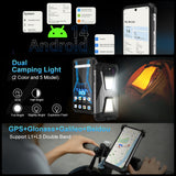 India Gadgets - Unihertz Tank 3S Rugged Mobile Phone: 100 Lumens DLP Projector: 6.79" FHD+: 12Gb + 256Gb: 50MP + 64MP Night Vision Camera: IR Blaster Remote: Large 15600mAh Battery with 66W Fast Charging: Dual Camping Light