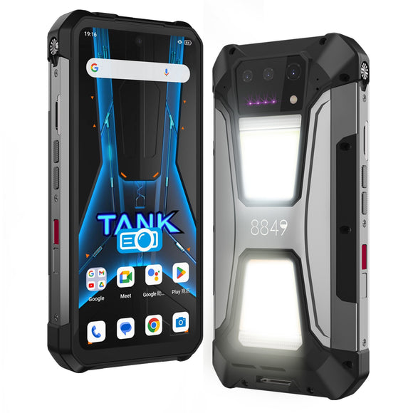 India Gadgets - Unihertz Tank 2 Pro Rugged Mobile Phone: 100 Lumens DLP Projector: 6.79