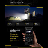 India Gadgets - Ulefone Armor 30 Rugged Android Mobile Phone: 12Gb + 512Gb: 50MP + 64MP Night Vision Camera: 6.95" FHD+ Display: 12800mAh Battery with 66W Fast Charging + OTG Reverse Charging: 1236 Lumens Camping Light