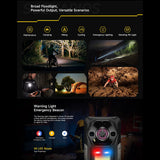 India Gadgets - Ulefone Armor 30 Rugged Android Mobile Phone: 12Gb + 512Gb: 50MP + 64MP Night Vision Camera: 6.95" FHD+ Display: 12800mAh Battery with 66W Fast Charging + OTG Reverse Charging: 1236 Lumens Camping Light