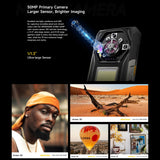 India Gadgets - Ulefone Armor 30 Rugged Android Mobile Phone: 12Gb + 512Gb: 50MP + 64MP Night Vision Camera: 6.95" FHD+ Display: 12800mAh Battery with 66W Fast Charging + OTG Reverse Charging: 1236 Lumens Camping Light