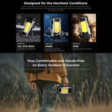 India Gadgets - Oukitel WP100 5G Rugged Mobile Phone: Laser Rangefinder: 12Gb + 512Gb: 6.80" FHD+ Display: 200MP + 20MP Night Vison Camera: Large 33000mAh Battery: 1200 Lumens Camping Light