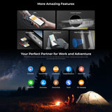 India Gadgets - Oukitel WP100 5G Rugged Mobile Phone: Laser Rangefinder: 12Gb + 512Gb: 6.80" FHD+ Display: 200MP + 20MP Night Vison Camera: Large 33000mAh Battery: 1200 Lumens Camping Light