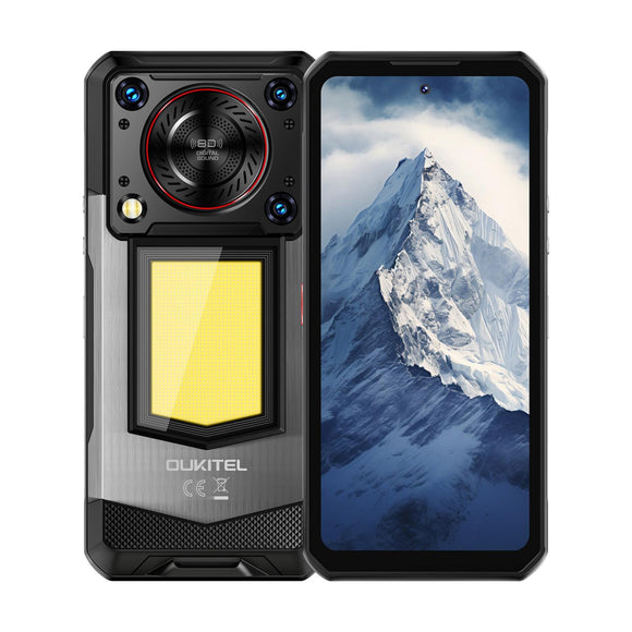 India Gadgets - Oukitel WP56 5G Rugged Android Mobile Phone: 12Gb + 512Gb: Powerful 128dB Speaker: Camping Light: 108MP Camera: 6.8