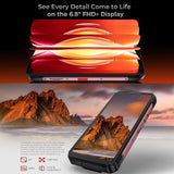 India Gadgets - Oukitel WP56 5G Rugged Android Mobile Phone: 12Gb + 512Gb: Powerful 128dB Speaker: Camping Light: 108MP Camera: 6.8" FHD+: 16000mAh Battery with 45W Fast Charging + 18W Reverse Charging: Waterproof Smartphone