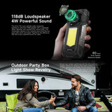 India Gadgets - Ulefone Armor 33 Rugged Android Mobile Phone: 12Gb + 512Gb: 50MP + 64MP Night Vision Camera: 6.95" FHD+ Display: 25500mAh Battery with 66W Fast Charging + OTG Reverse Charging: 1100 Lumens Camping Light