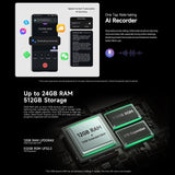 India Gadgets - Ulefone Armor 33 Rugged Android Mobile Phone: 12Gb + 512Gb: 50MP + 64MP Night Vision Camera: 6.95" FHD+ Display: 25500mAh Battery with 66W Fast Charging + OTG Reverse Charging: 1100 Lumens Camping Light