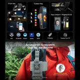 India Gadgets - Ulefone Armor 33 Rugged Android Mobile Phone: 12Gb + 512Gb: 50MP + 64MP Night Vision Camera: 6.95" FHD+ Display: 25500mAh Battery with 66W Fast Charging + OTG Reverse Charging: 1100 Lumens Camping Light