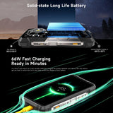 India Gadgets - Ulefone Armor 33 Rugged Android Mobile Phone: 12Gb + 512Gb: 50MP + 64MP Night Vision Camera: 6.95" FHD+ Display: 25500mAh Battery with 66W Fast Charging + OTG Reverse Charging: 1100 Lumens Camping Light