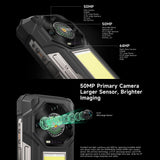 India Gadgets - Ulefone Armor 33 Rugged Android Mobile Phone: 12Gb + 512Gb: 50MP + 64MP Night Vision Camera: 6.95" FHD+ Display: 25500mAh Battery with 66W Fast Charging + OTG Reverse Charging: 1100 Lumens Camping Light
