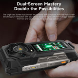 India Gadgets - Ulefone Armor 33 Pro 5G Rugged Android Mobile Phone: 16Gb + 512Gb: 50MP + 64MP Night Vision Camera: 6.95" FHD+ + 3.4" Rear Display: 25500mAh Battery with 66W Fast Charging + OTG Reverse Charging: Waterproof IP68 Smartphone