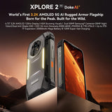 India Gadgets - Blackview XPLORE 2 5G Rugged Phone: 16Gb + 1Tb: 6.73" FHD+ AMOLED Display: 50MP + 20MP Night Vison Camera: Large 20000mAh Battery: 400+ Lumens Camping Light: IR Blaster Remote Control