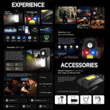 India Gadgets - Ulefone Armor 29 Pro Thermal Version 5G Rugged Android Mobile Phone: 16Gb + 512Gb: 50MP + 64MP Night Vision Camera: 6.67" FHD+ + 1.04" Rear Display: 21200mAh Battery with 120W Fast Charging + OTG Reverse Charging: 1000 Lumens Camping Light