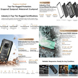 India Gadgets - Blackview XPLORE 2 Projector 5G Rugged Phone: 12Gb + 256Gb: 6.73" FHD+ Display: 100 Lumens DLP Projector: 50MP + 20MP Night Vison Camera: Large 20000mAh Battery: 400+ Lumens Camping Light: IR Blaster Remote Control